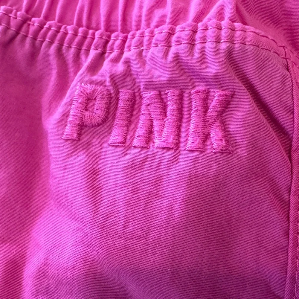 PINK Victoria’s Secret Active Hot Pink Running Shorts L‎ Athletic Y2K